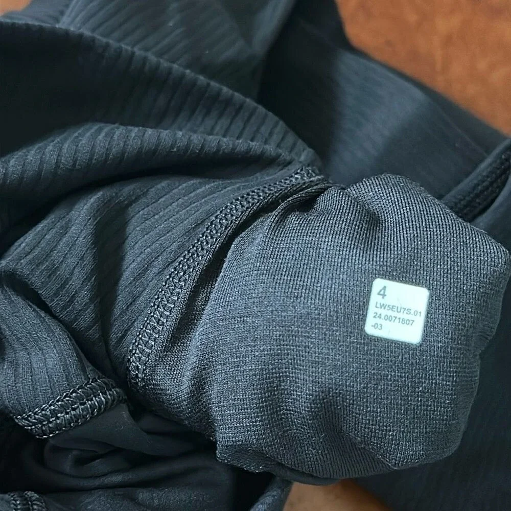lululemon Align Ribbed High-Rise Pant 28" Black size 4 NWT leggings - Picture 4 of 6